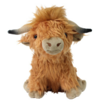 Realistic Highland Cow Plush Toy - Image 2