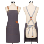 Waterproof Oil-proof Canvas Apron - Image 8