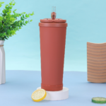 28oz Stainless Steel Insulated Tumbler with Straw - Image 12