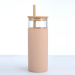 17oz Bamboo Cap Glass Drink Bottle - Image 8