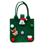 Christmas Felt Gift Tote Bag - Image 4
