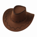 Western Ethnic Style Suede Cowboy Hat - Image 8