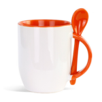 12oz Coffee Mug with Spoon - Image 9