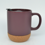 14oz Cork Bottom Ceramic Mug - Image 5