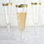 5oz Disposable Clear Plastic Champagne Tumbler - Image 9