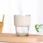 14oz Clear Straw Tumbler - Image 9