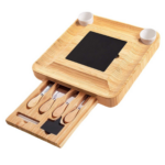 Bamboo Cheese Board Set - Image 7