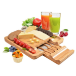 Bamboo and Slate Cheese Board Set - Image 5