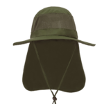 Fisherman Hat with Neck Cover Flap - Image 8