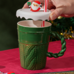 13.5oz Christmas Tree Ceramic Mug - Image 3