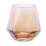 10oz Hexagonal Diamond Wine Glass - Image 5