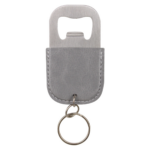 Leather Steel Bottle Opener Keychain - Image 11