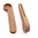 Bamboo Coffee Scoop & Clip - Image 4