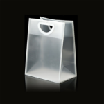 Frosted Clear Waterproof Plastic Tote Bag - Image 3