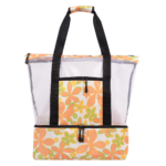 Mesh Beach Bag with Insulated Cooler - Image 12