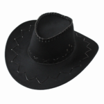 Western Ethnic Style Suede Cowboy Hat - Image 6
