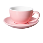 10oz Porcelain Coffee Mug with Saucer - Image 13