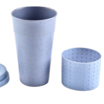 12oz No-slip Wheat Coffee Tumbler - Image 3