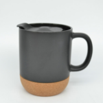 14oz Cork Bottom Ceramic Mug - Image 3