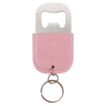 Leather Steel Bottle Opener Keychain - Image 10