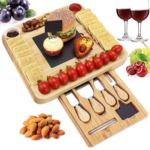 Bamboo Cheese Board Set - Image 5