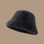 Faux Fur Bucket Hat - Image 4