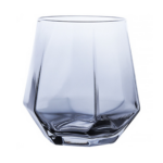 10oz Hexagonal Diamond Wine Glass - Image 3