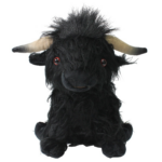 Realistic Highland Cow Plush Toy - Image 4
