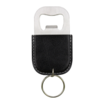 Leather Steel Bottle Opener Keychain - Image 9