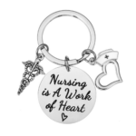 Stainless Steel Nurse Hat Keychain - Image 5
