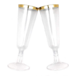5oz Disposable Clear Plastic Champagne Tumbler - Image 6