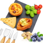 Bamboo Cheese Board Set - Image 4