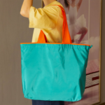 Large Drawstring Shopping Tote Bag - Image 6
