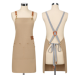 Waterproof Oil-proof Canvas Apron - Image 5