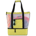 Mesh Beach Bag with Insulated Cooler - Image 11