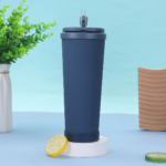 28oz Stainless Steel Insulated Tumbler with Straw - Image 9