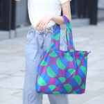 Large Drawstring Shopping Tote Bag - Image 5