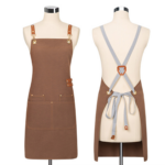 Waterproof Oil-proof Canvas Apron - Image 4
