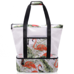 Mesh Beach Bag with Insulated Cooler - Image 10