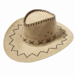 Western Ethnic Style Suede Cowboy Hat - Image 4