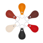 Teardrop PU Leather Keychain - Image 4