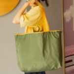 Large Drawstring Shopping Tote Bag - Image 4