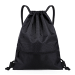 Zipped Drawstring Backpack - Image 4