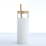 17oz Bamboo Cap Glass Drink Bottle - Image 3