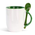 12oz Coffee Mug with Spoon - Image 4